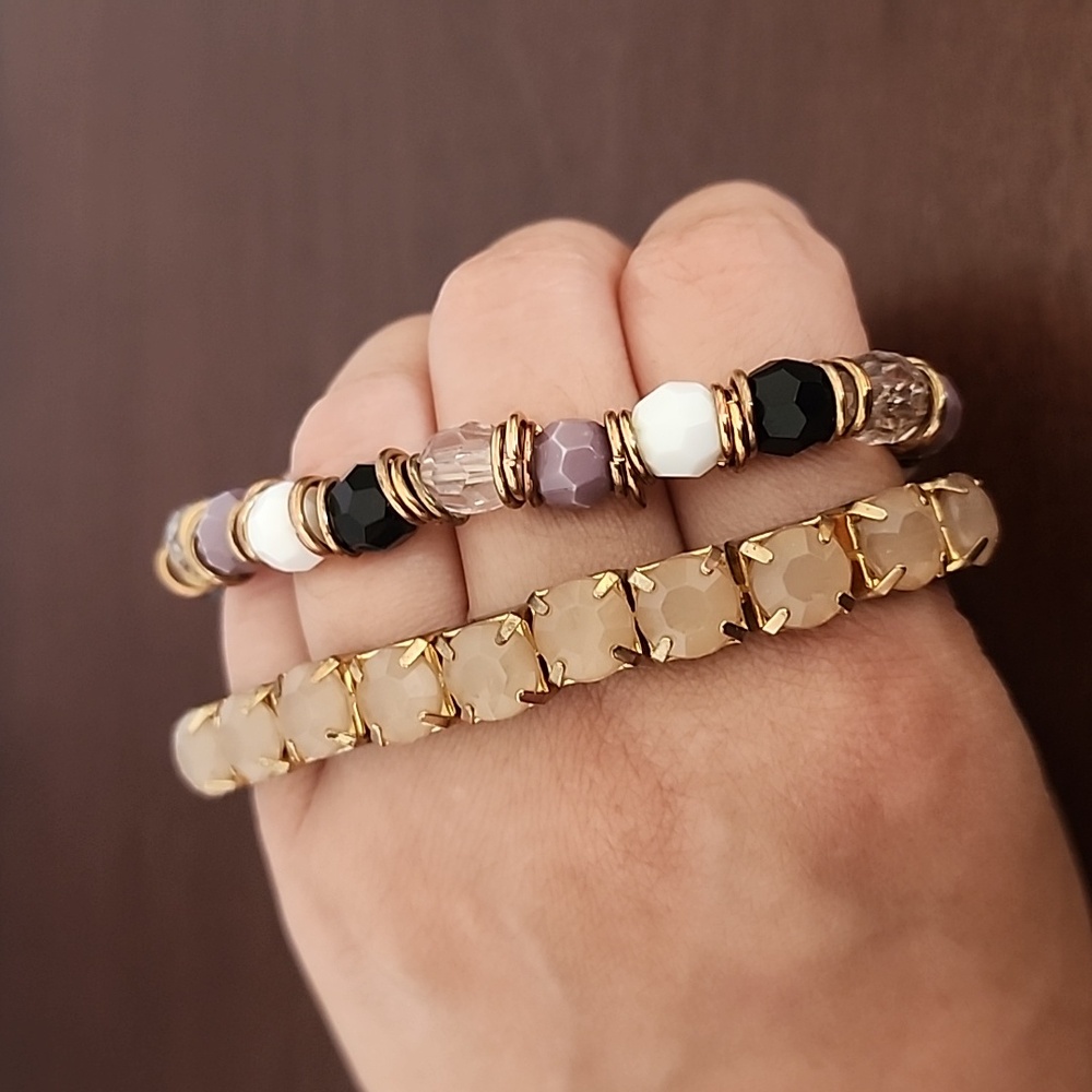 Set of 2 extensible bracelet - Picture 2 of 4